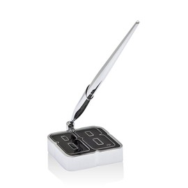 Godinger Pen Stand with Silver Pen - NASCAR Pen Holder - Office Supplies - Dale Earnhardt Jr. #88 Pen