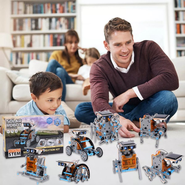 Unbranded 12-in-1 Solar Robot Toys STEM Education Activites Kits for