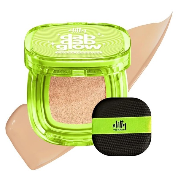 Elitt.y Cushion Foundation for Women, Buildable Medium to high Coverage