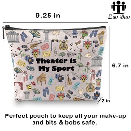 Zuo Bao Theater Makeup Bag Actor Gift Theater is My Sport Cosmetic Bag Musical Movie Theater Gift (Theater is My Sport)