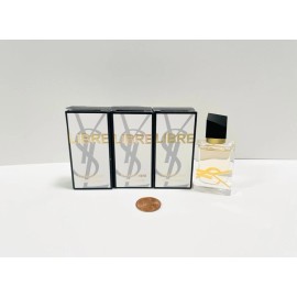 Yves Saint Laurent 3 Yves Saint Laurent YSL Libre Eau De Parfum 0.25 fl oz 7.5ml Travel Mini Splash