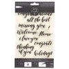 Kelly Creates Sentiments Stamps, Multi