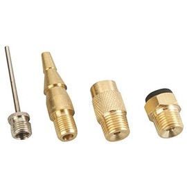 Rocky Mountain Goods Inflation Kit - Includes Inflating Pump Needle, Adapter, Tire Nozzle and Tapered Inflation Nozzle - Solid Metal and Made to Last