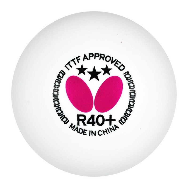 Butterfly R40+ 3* Table Tennis Ball- box of twelve