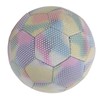 Soccer Ball PU Size 5 Light Color Reflective Glowing Soccer