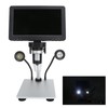 DM9 Digital Microscope 7‑Inch Screen 8 LED Lights Adjustable Brightness