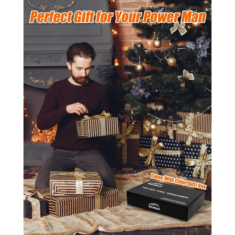 WellMall Power Tool Organizer Holder - Wall Mount Style for