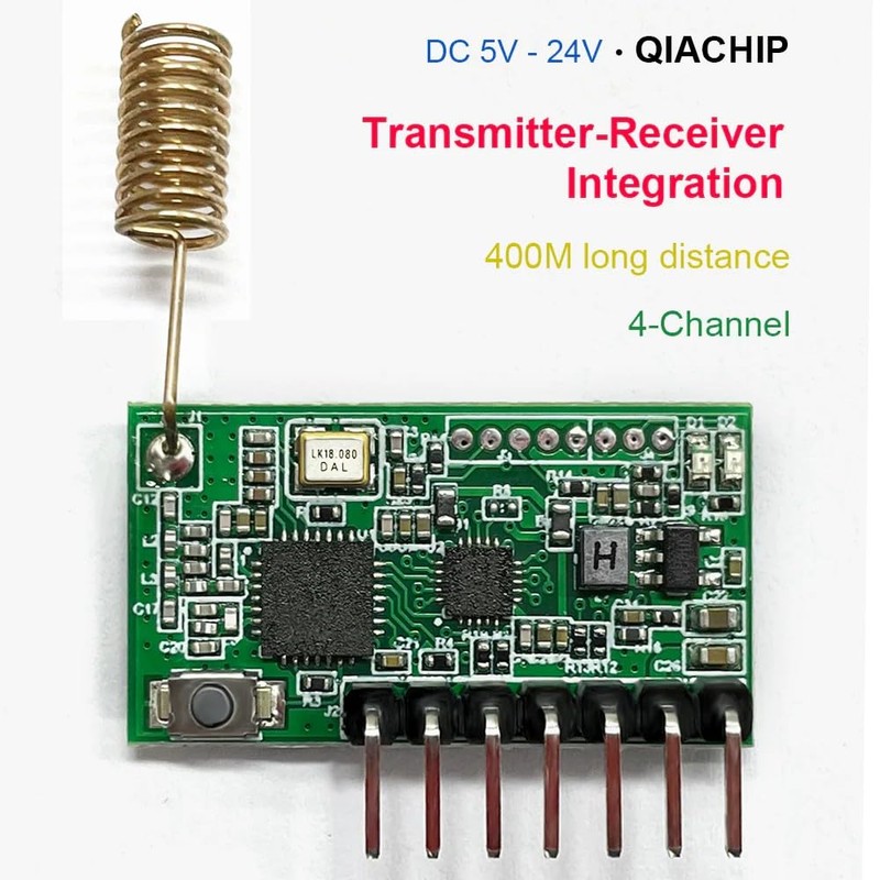 QIACHIP RX480e 868 MHz Transmitter Receiver RF Radio Module for