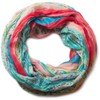 styleBREAKER loop tube scarf with stripes and paisley pattern 01018004,
