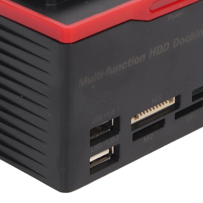 Hard Drive Docking Station USB2.0 Dual Bay 12TB Support OTB