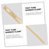 ULTECHNOVO 10pcs Bamboo Test Tube Holder Clips Laboratory Accessory for