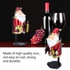 Santa Claus Wine Rack Innovative Dinning Table Decoration Ornament for