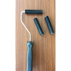 LFI 3pcs 3" Fiberglass Laminating Roller, Quick Release, Quick Change, Bubble Roller, for Resin Laminating, Composite