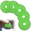 Lothee 5 Pcs Rock Slab Grinding Disc, 4 Inch Glass