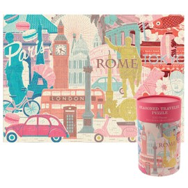 Karma, 500 Piece Jigsaw Puzzle for Adults, Vintage Home Decor Puzzle for Adults with Frameable Poster, Perfect for Game Nights, Birthday, Seasoned Traveler