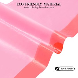 3 rollos de bolsas de basura pequeñas con cordón, HDY de 4 a 6 galones de grosor, bolsas de basura pequeñas para cocina, baño, dormitorio, hogar, oficina, 60 unidades (rosa)