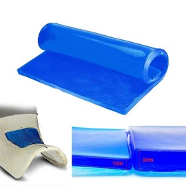 Motorcycle Seat Gel Pad Shock Absorption Mats Reduce Fatigue Cushion Comfort Soft Cooling DIY Pad For Dirt Bike Motorbike Foam Office Chair Car Truck Peterbilt Cushion 9.84 x 9.84 x 0.79 inch