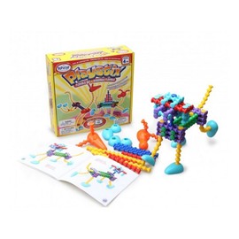 Playstix Flexible Set Construction Toy Building Blocks 68 Piece Kit