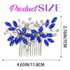 Rhinestone Wedding Hair Comb Silver Bridal Hair Accessories Crystal Hair