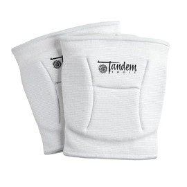 Tandem Sport Volleyball Knee Pads - White XS