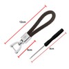 Skipper 8603 Braided Faux Leather Keyring in Many Colours and