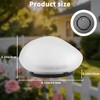Yesinaly Solar Powered Outdoor Lights - Waterproof Garden Path Lighting,