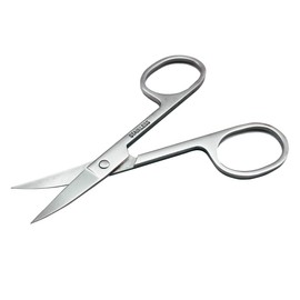 Professional Stainless Steel Cosmetic Scissors (Curved Craft Scissors For Eyebrow)