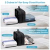 Cambond Double Sided Compression Packing Cubes - Suitcase Organizer, Black