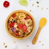Vinsani Bamboo Bowl and Spoon Set for Baby/Toddler, Suction Plate,