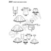 Simplicity 2091 Misses' Pirate & Rollar Girl Costume Sewing Pattern