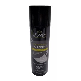 Studio Selection Lot of 4 Studio Selection Extra Firm Hold Hair Spray, 11 oz