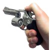 Gonher - Revolver della Polizia a 8 Colpi, Color Metallo