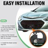 Front Grille License Plate Holder Compatible with Hyundai Sonata 8th