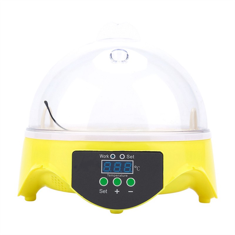 Mini Digital 7 Egg Capacity Chicken Duck Bird Hatch Incubator