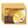100 Parches Ojos Dorado Cara Facial Ojeras Colageno 24k Oro