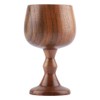 VIFERR Wooden Goblet Vintage Wooden Wine Goblet First Class Natural