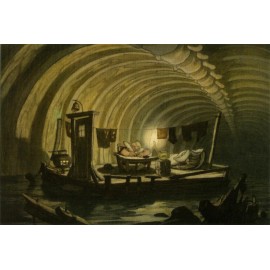 PINOCCHIO, CONCEPT ART BY GUSTAF TENGGREN, WATERCOLOR, NICE POSTCARD