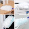 30 Pcs Fluffy Duster, Disposable Electrostatic Duster With 2 Handles