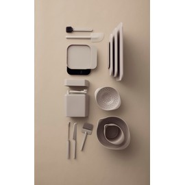 Rosti Choptima Chopping Board, Kitchen Board, Bread Chopping Board & Serving Board, Particularly Hygienic, Dishwasher Safe, Plastic, 26.5 x 16 x 1 cm, Humus