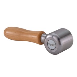 RecPro 2" Steel Roller with Wood Handle for Eternabond Tape | RV Roof Repair | Sealant Steel Seam Roller 1-1/2" X 2" Radius Edge
