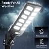 WERCHTAY 2 Pack Solar Street Lights Outdoor Waterproof, 6500K 504