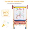 Costzon 3 in 1 Kids Art Easel with Paper Roll,