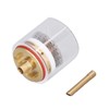 5Pcs/Set TIG Welding Torch Cup Brass Glass Cups Collet Nozzle