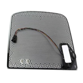 KarParts360 For Chevy Silverado 1500 LD 2019 Mirror Glasses Driver Side | Pair | Upper And Lower | Towing | For Upper In-Glass Signal Light | For Lower Turn Signal Light Excluded | For GM1324142