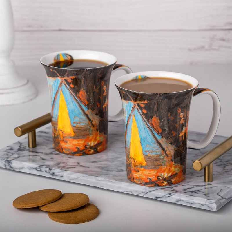 Tom Thomson Campfire Set of 2 Mugs