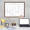 TORASO 18"x 24" Dry Erase Monthly Calendar Board, Magnetic Whiteboard