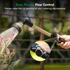 RESTMO Heavy Duty Watering Wand, Metal Garden Hose Nozze Sprayer