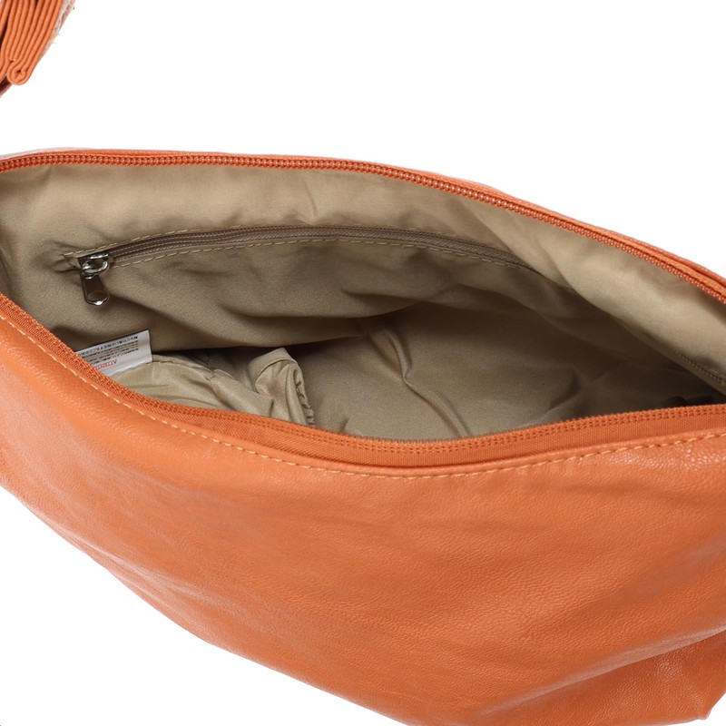 One shoulder bag, orange, Free size