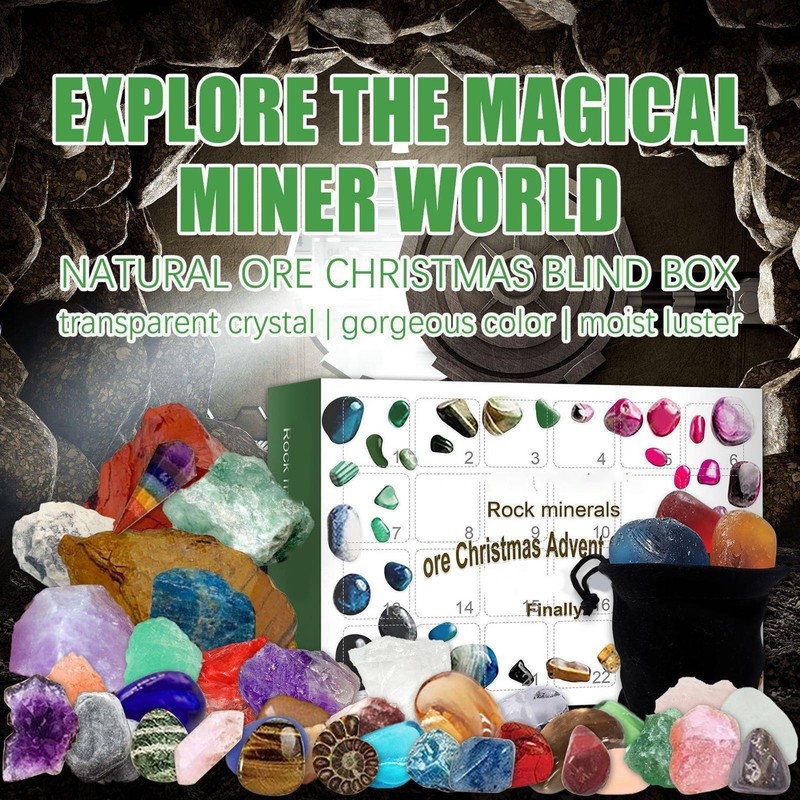 Christmas Ore Gift Box Countdown Calendar Multi Colors Fashion Surprise