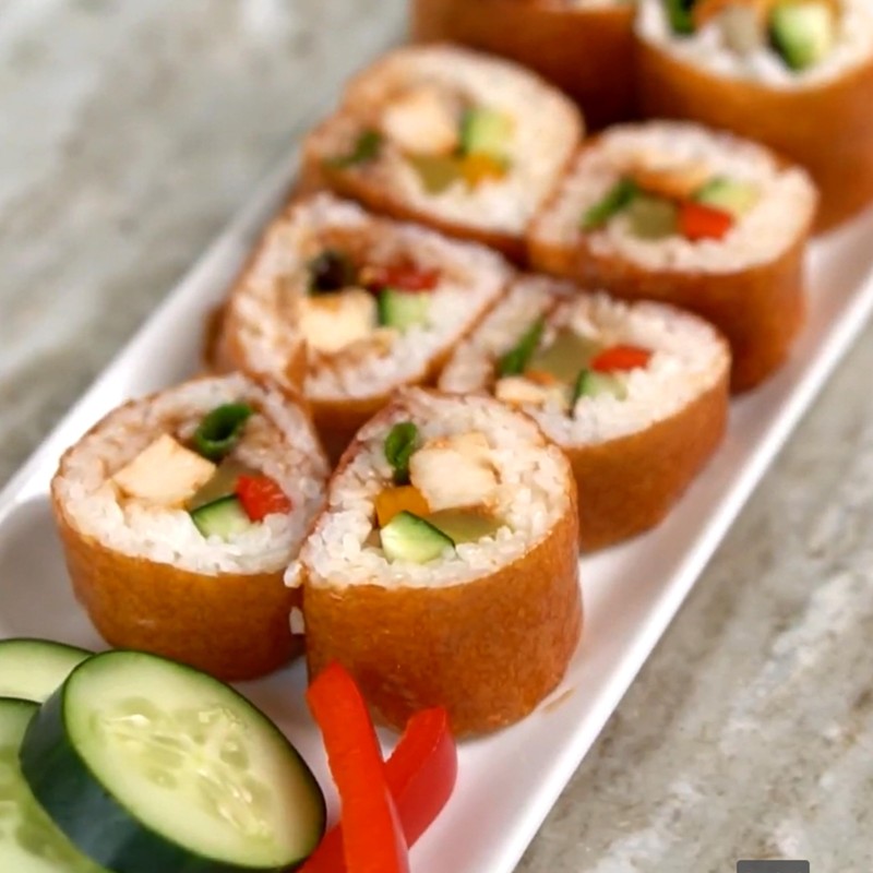 Barbecue Sushi Wraps (5 Count) – Vegan, Gluten-Free, Plant-Based Sushi